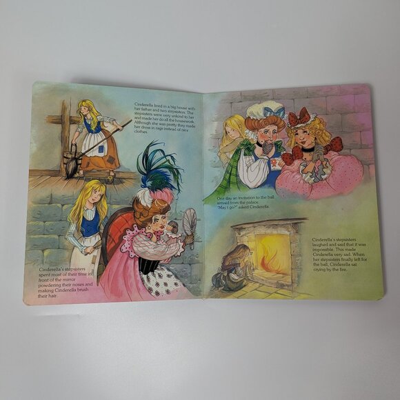 Vintage Brown Watson Englang Hardcover Cinderella Board Book - Picture 5 of 5